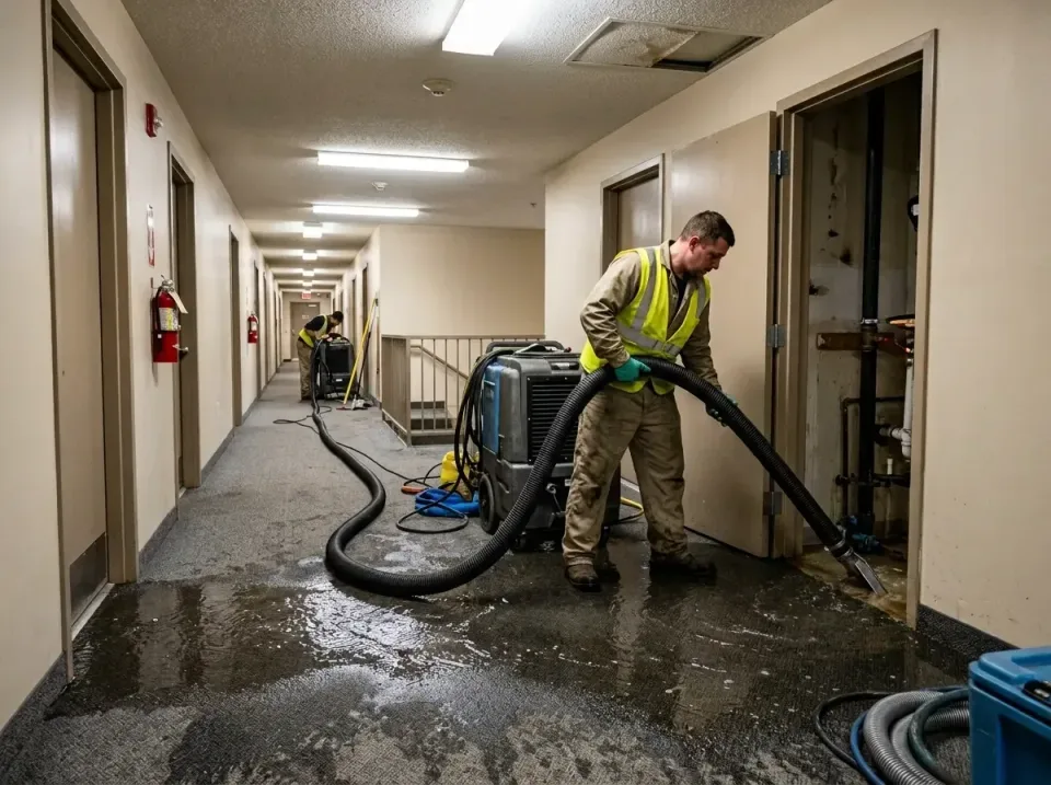 multi-unit-apartment-hallway-f-005 — frequently asked questions, Emergency Burst Pipe Water Extraction & Removal in Laureles…